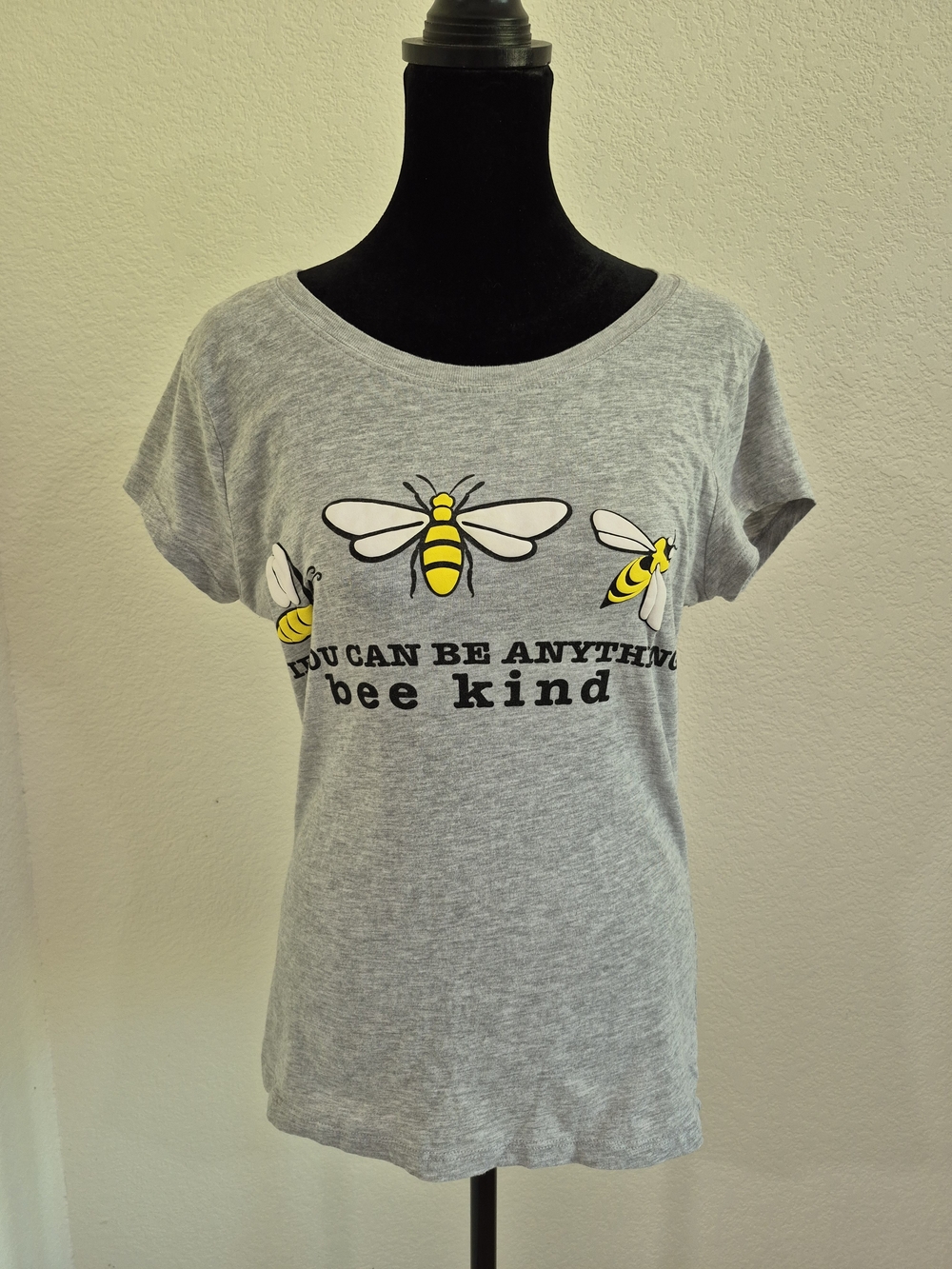 Wound Up Heather Gray Youth Tee - Subtle Black Print